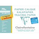 Pochette papier calque Clairefontaine - 24 x 32 - 70 gr