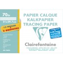 Pochette papier calque Clairefontaine - 24 x 32 - 70 gr