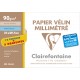 Pochette papier millimetre Clairefontaine 21 x 29,7 cm - 72 gr