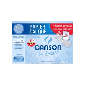 Pochette papier calque Canson - 24 x 32 - 70 gr