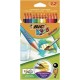 Crayon de couleur Bic Kids - Pochette de 12 - Aquacouleur