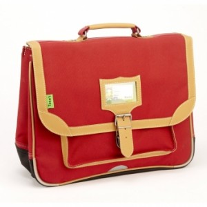 Cartable Tann's - Gibeciere 38 cm - Rouge - Nylon Haute technici