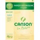 Pochette papier dessin Canson- C à grain -A3-29,7 x 42 - 224 gr