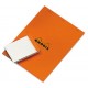 Bloc orange Rhodia - A4 - 21 x 29,7 - 5 x 5 - 80 gr - 80 feuille